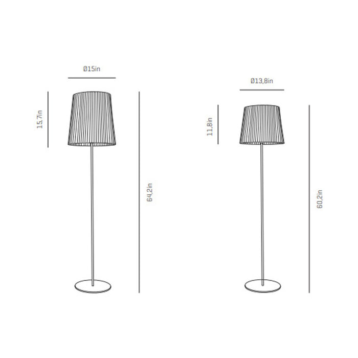 Virginia Floor Lamp - Diagram
