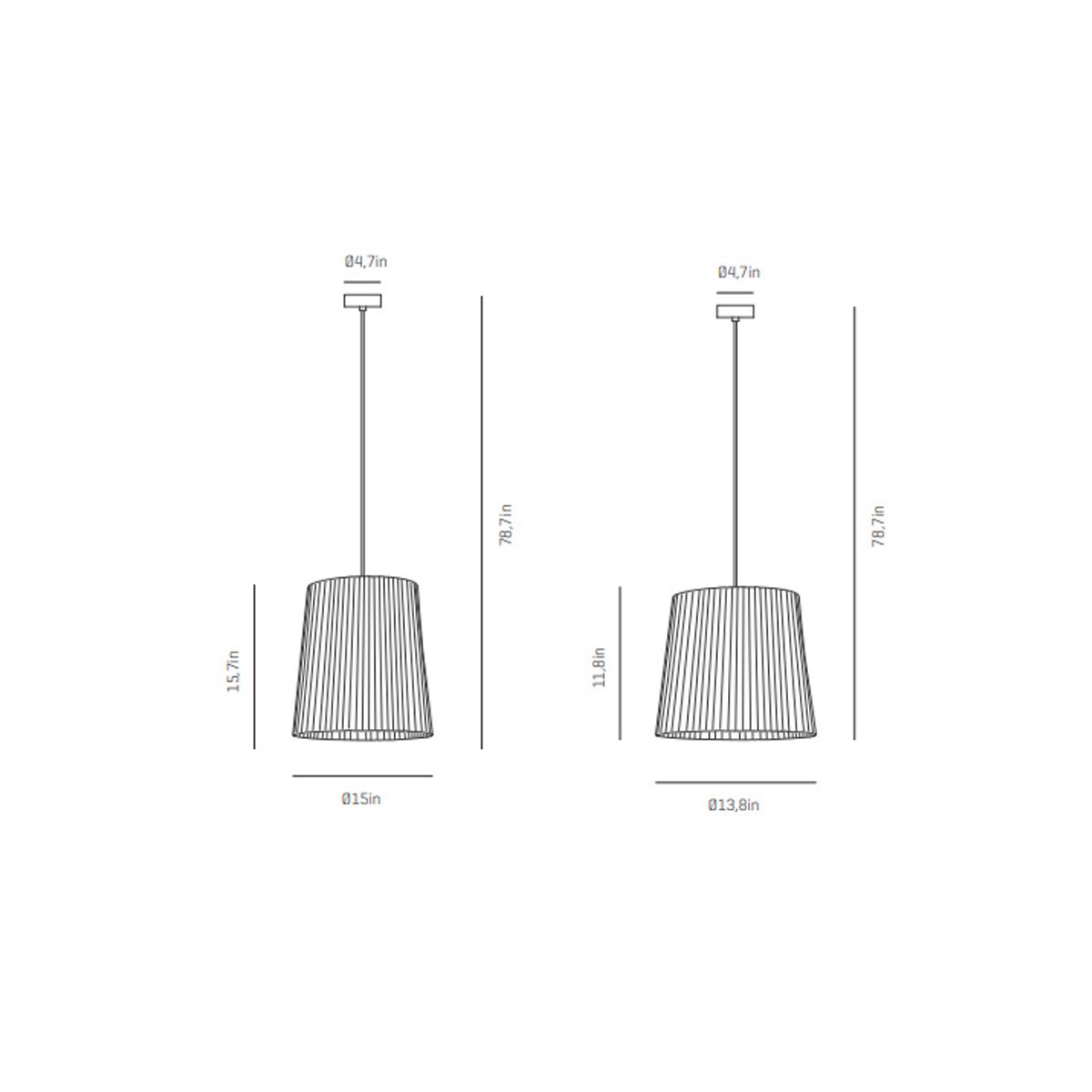 Virginia Pendant - Diagram