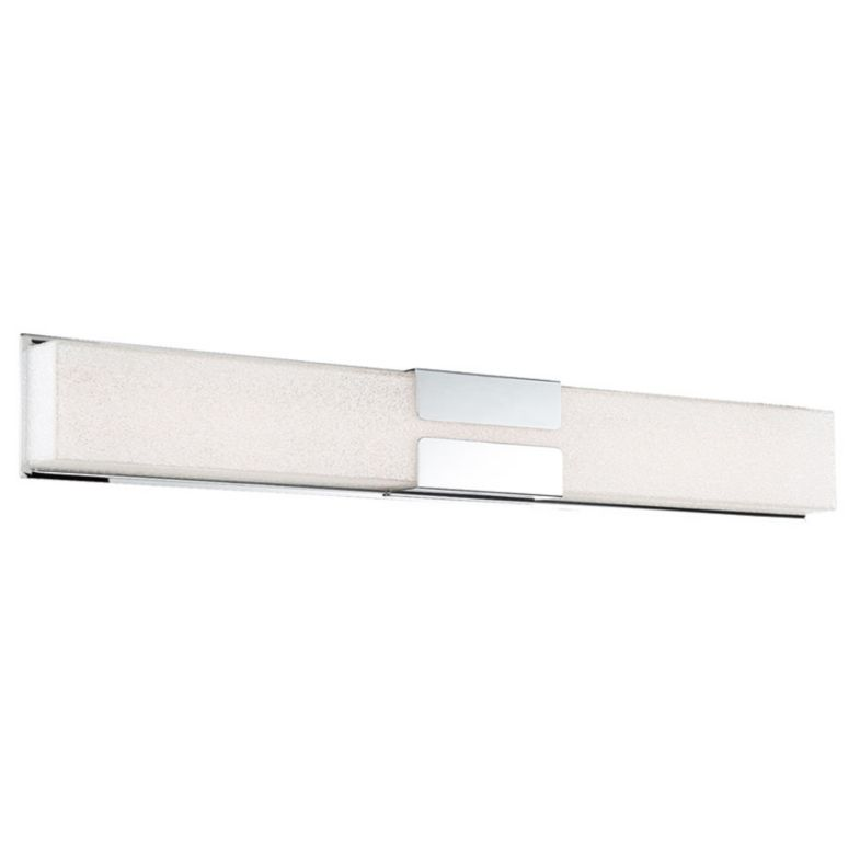 Vodka 37" LED Bathroom Vanity & Wall Light - Chrome Finish