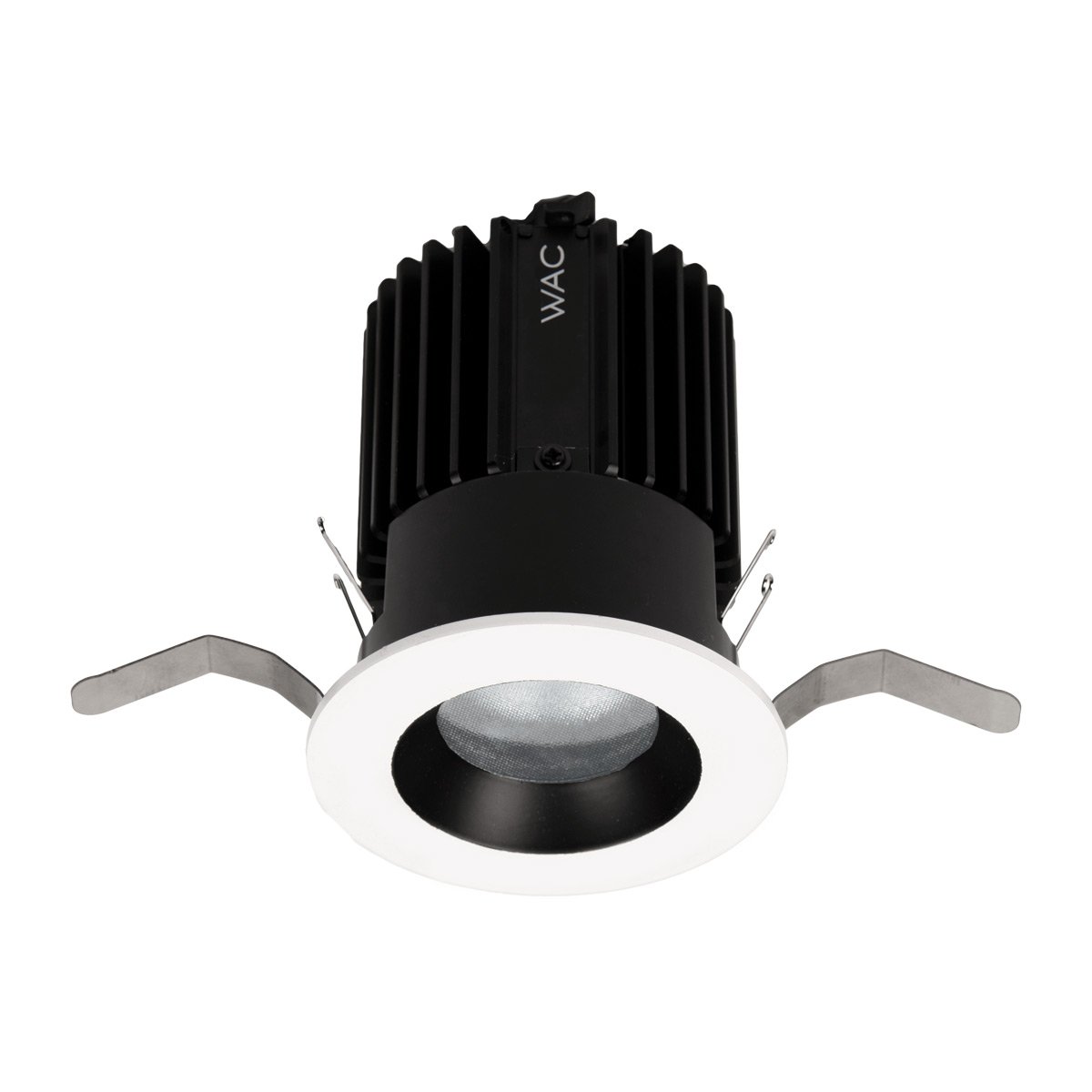 Volta 2″ Downlight Trim Round - Black/White Finish