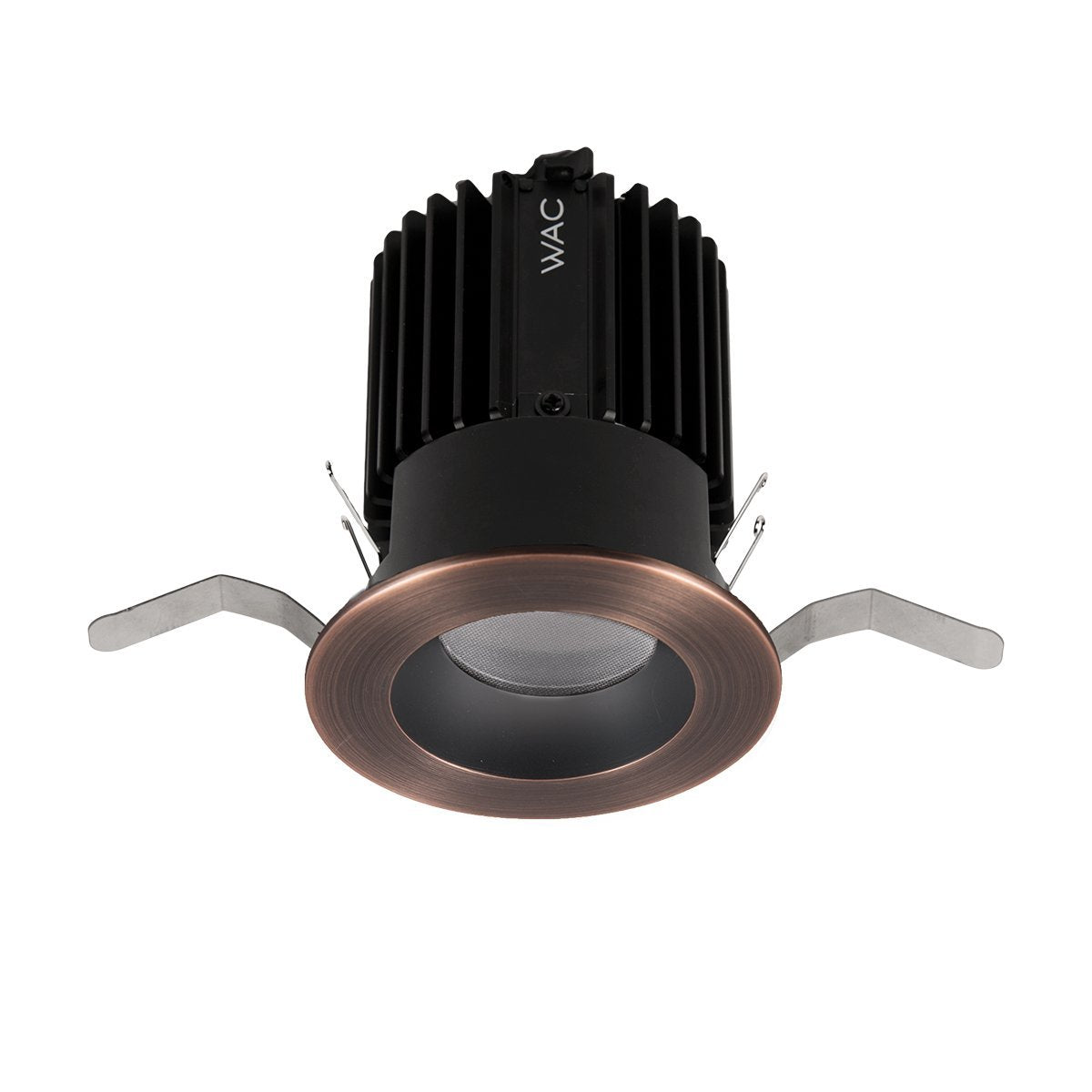 Volta 2″ Shallow Regressed Trim Round - Copper Bronze Finish