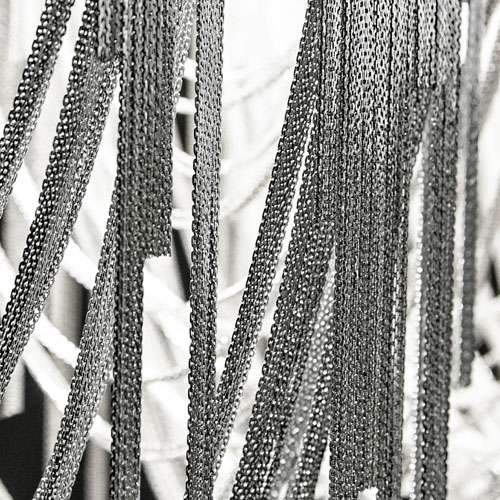 Volver LED Suspension Light Nickel Close Up