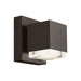 Voto 6" Outdoor LED Downlight Wall Sconce - Bronze Finish