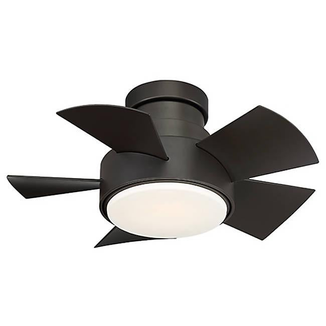 Vox 26" Flush-Mount Smart Ceiling Fan - Bronze Finish
