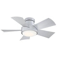 Load image into Gallery viewer, Vox 38" Flush-Mount Smart Ceiling Fan - Titanium Finish
