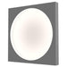 Vuoto Large LED Ceiling/Wall Light - Dove Gray Finish