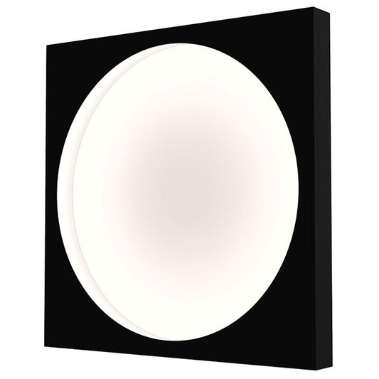 Vuoto Large LED Ceiling/Wall Light - Satin Black Finish