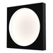 Vuoto Medium LED Ceiling/Wall Light - Satin Black Finish