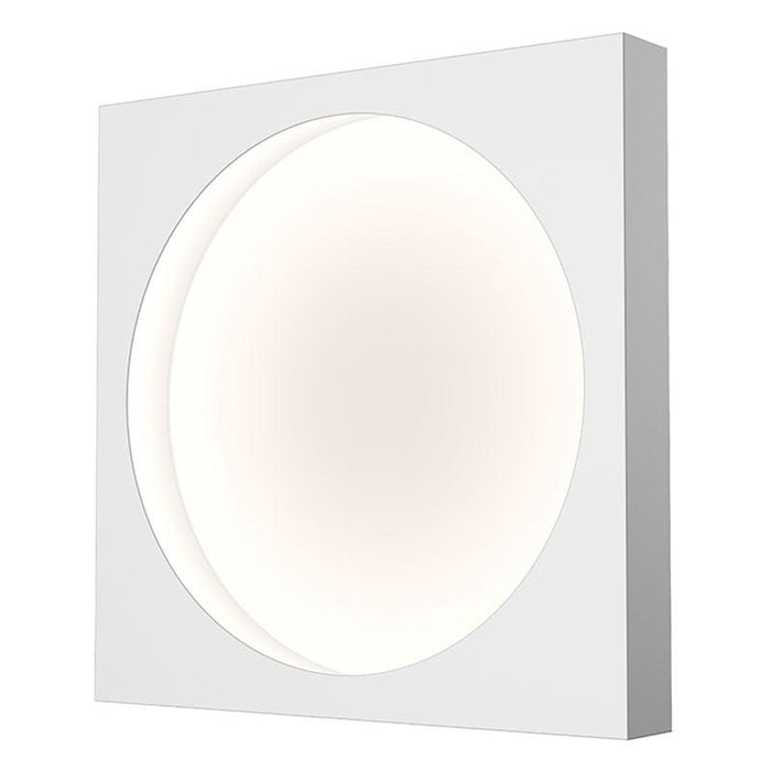 Vuoto Medium LED Ceiling/Wall Light - Satin White Finish