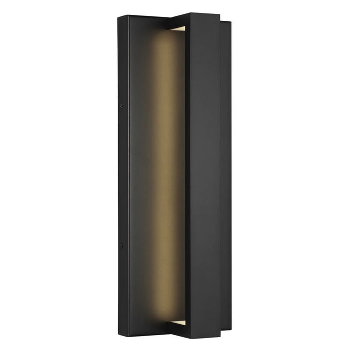 Windfall Large Outdoor Wall Sconce - Black Finish