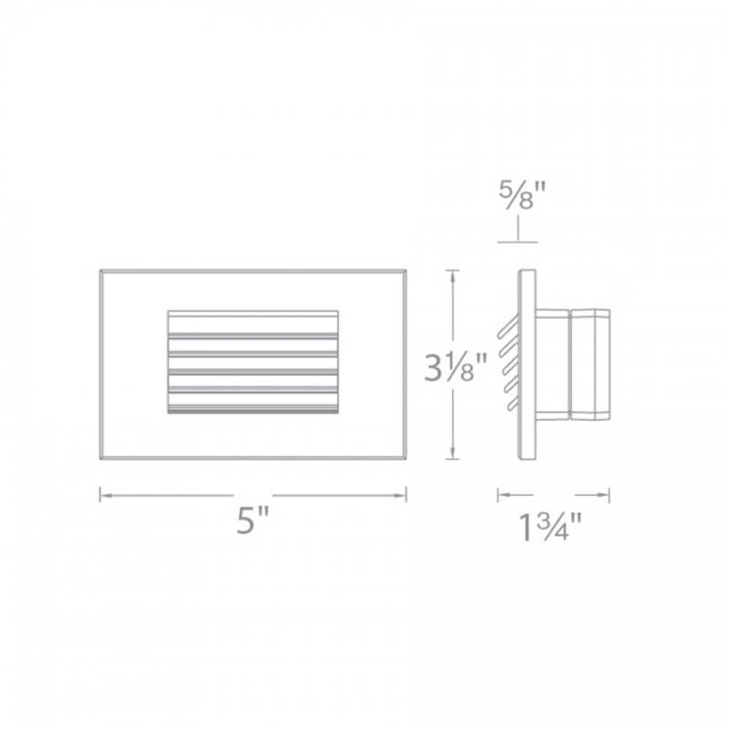 WL-LED120 Step Light - Diagram