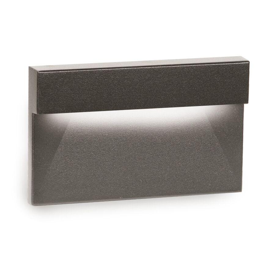 WL-LED140 Step Light - Bronze Finish with White Light