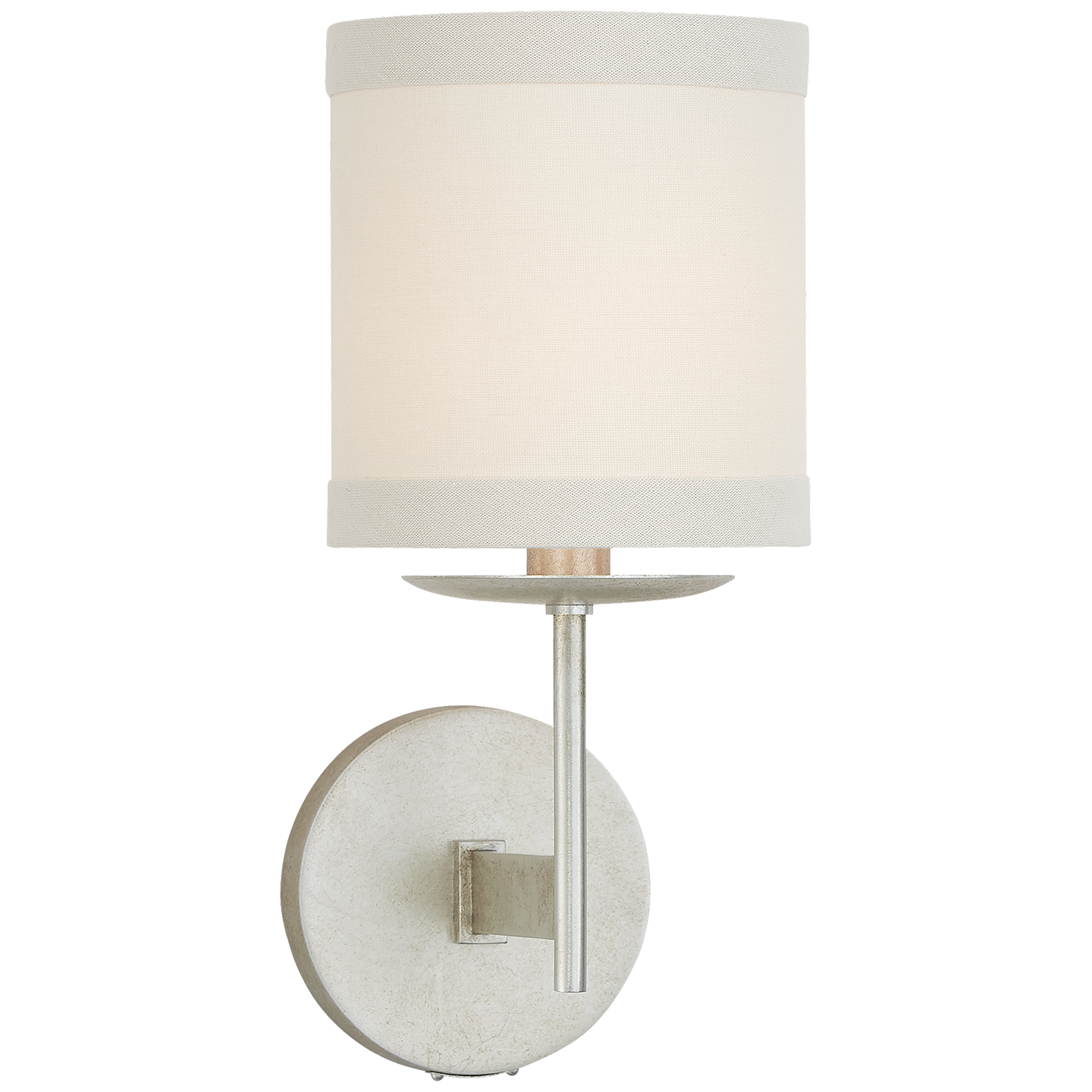 Walker Small Sconce - Burnished-Silver Leaf