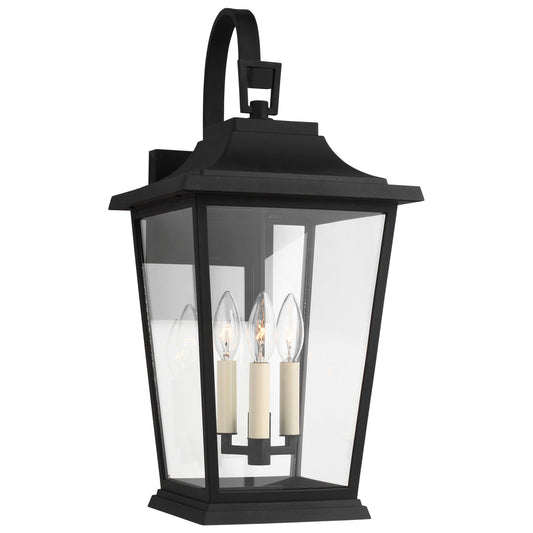 Warren Medium Outdoor Wall Sconce - Textured Black Finish