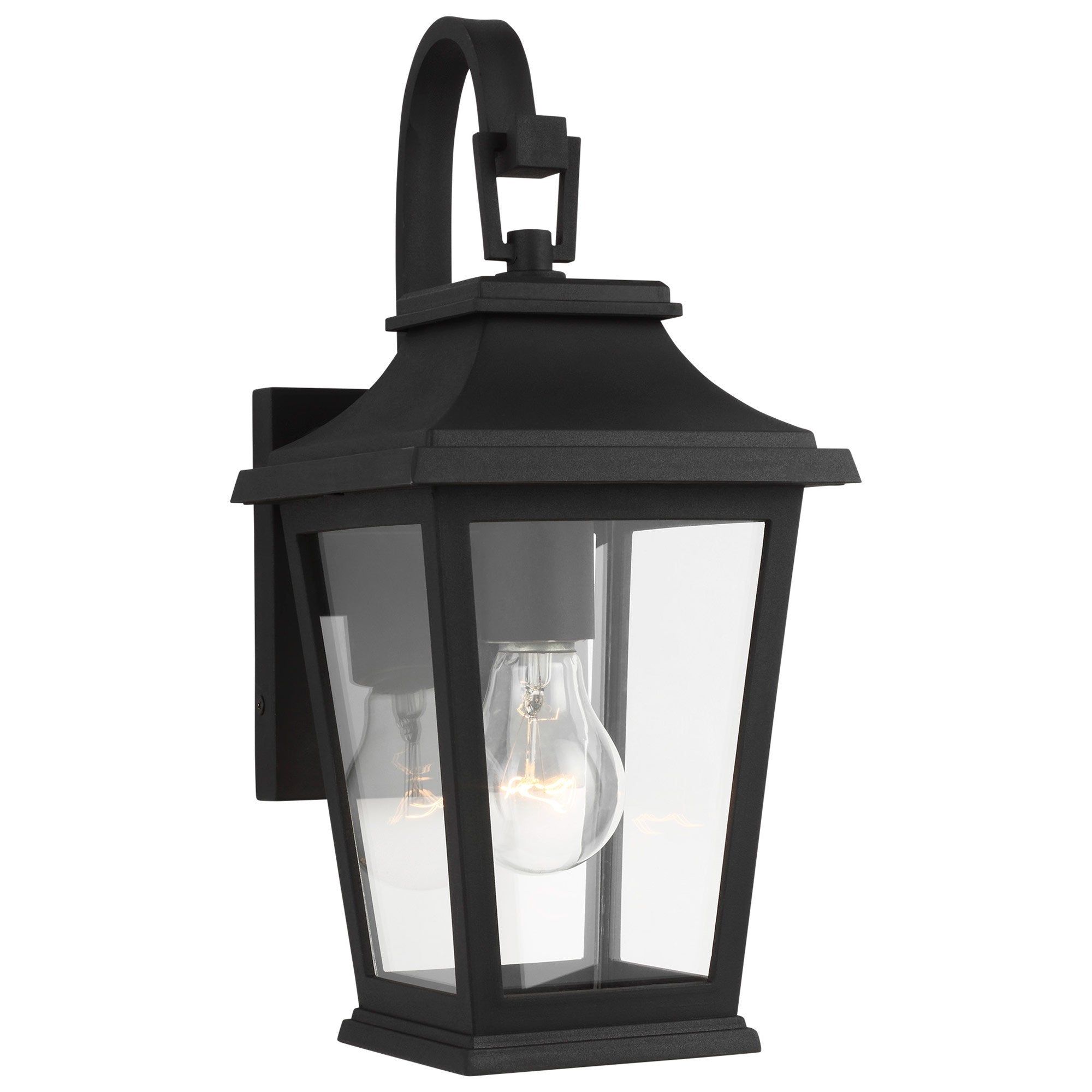 Warren Mini Outdoor Wall Sconce - Textured Black Finish