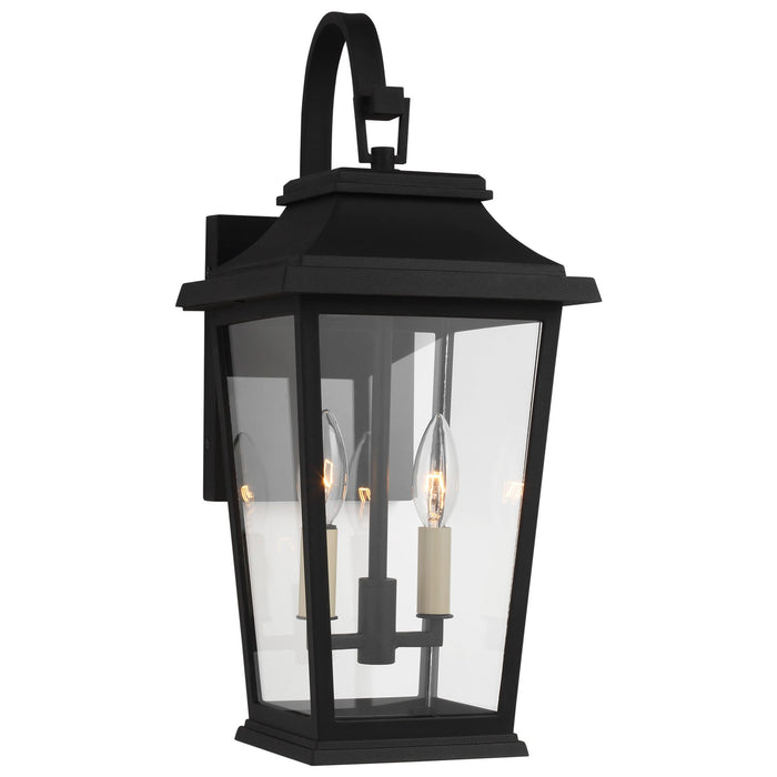 Warren Small Outdoor Wall Sconce - Textured Black Finish