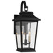 Warren Small Outdoor Wall Sconce - Textured Black Finish