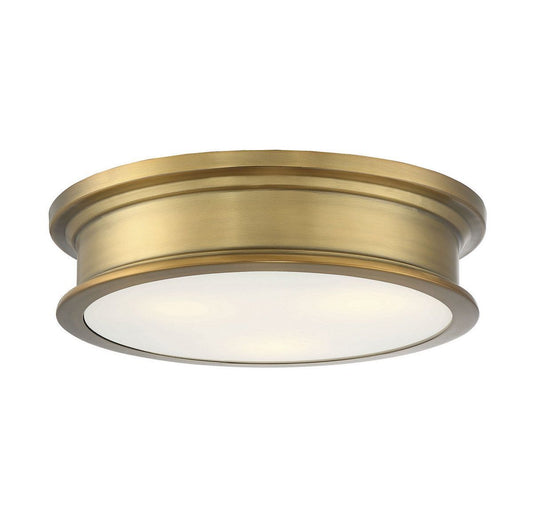 Watkins Flush Mount - Brass Finish