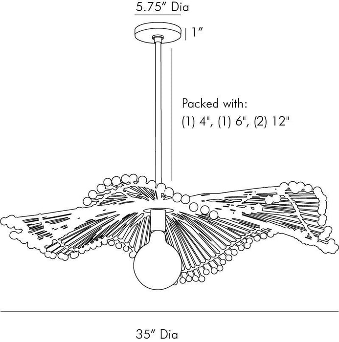 Waverly Pendant - Diagram