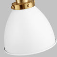 Load image into Gallery viewer, Wellfleet Double Arm Dome Wall Sconce - Detail
