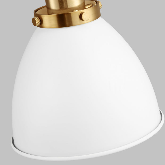 Wellfleet Double Arm Dome Wall Sconce - Detail