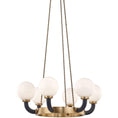 Load image into Gallery viewer, Werner 6-Light Chandelier - Aged Brass
