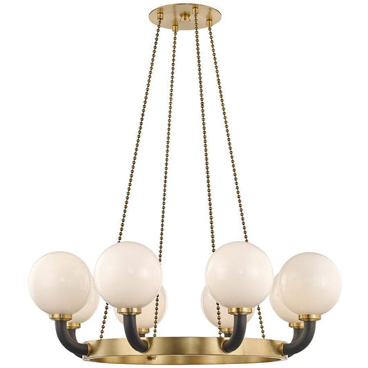 Werner 8-Light Chandelier - Aged Brass