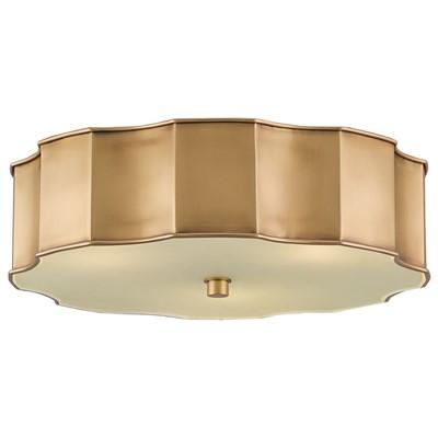 Wexford Flush Mount - Antique Brass Finish