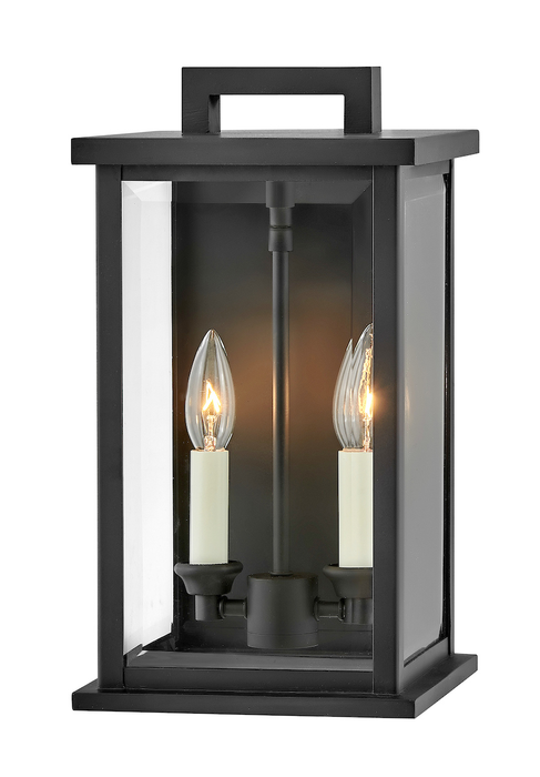 Weymouth Small Outdoor Wall Sconce - Black Finish