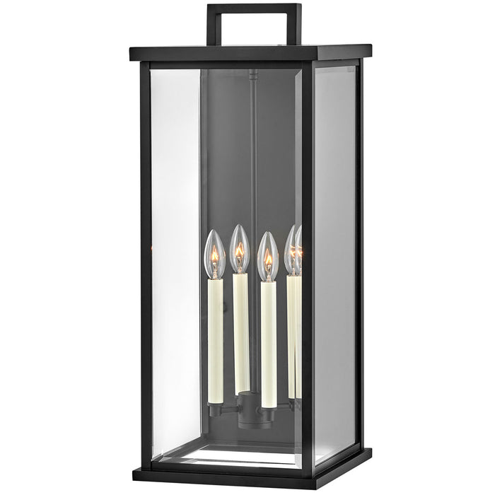 Weymouth X-Large Outdoor Wall Sconce - Black Finish