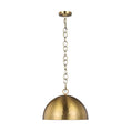 Load image into Gallery viewer, Whare Medium Pendant - Burnished Brass Finish
