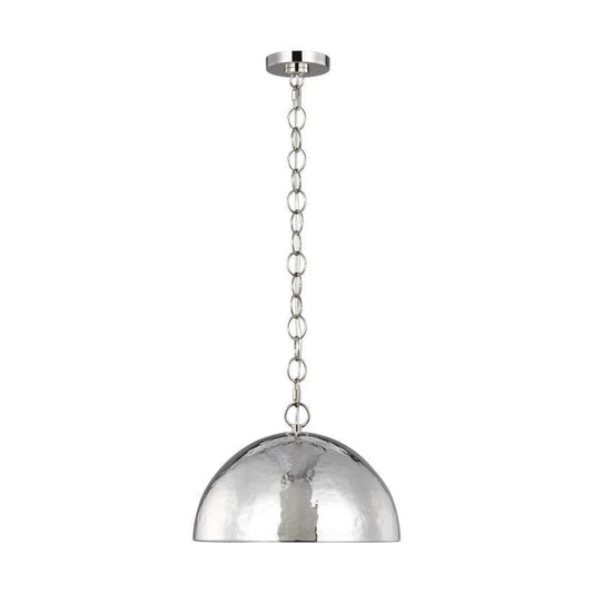 Whare Medium Pendant - Polished Nickel Finish