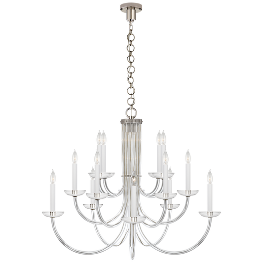 Wharton Chandelier - Polished Nickel