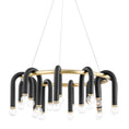 Load image into Gallery viewer, Whit Chandelier - Aged Brass Finish
