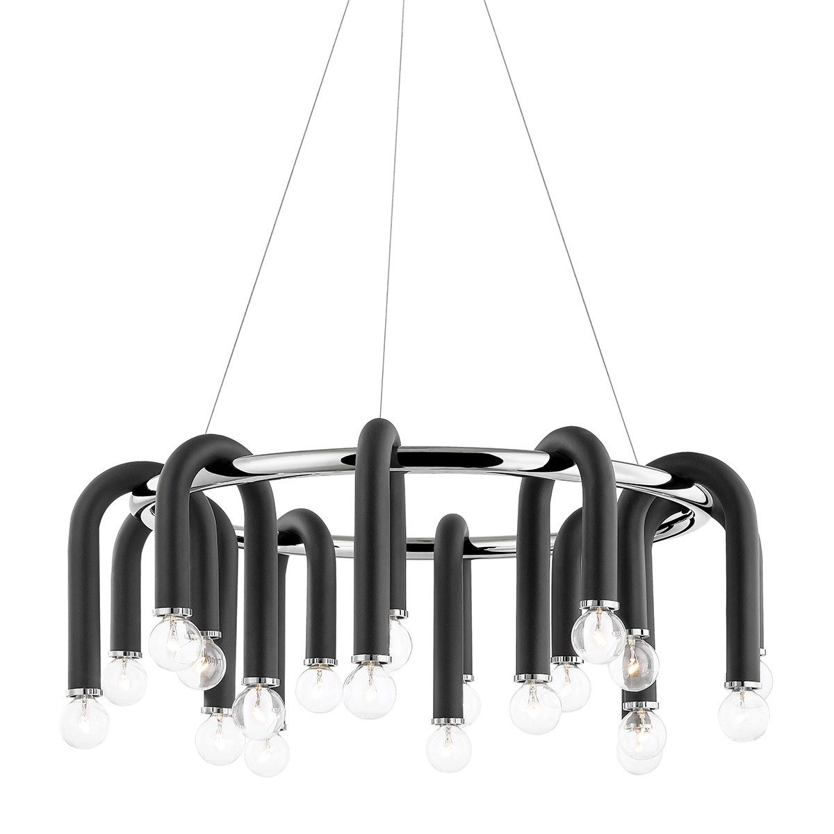 Whit Chandelier - Polished Nickel Finish