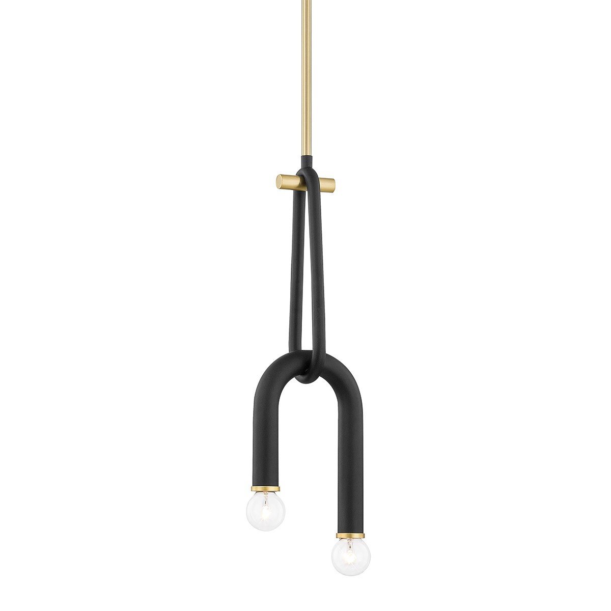 Whit Pendant - Aged Brass Finish