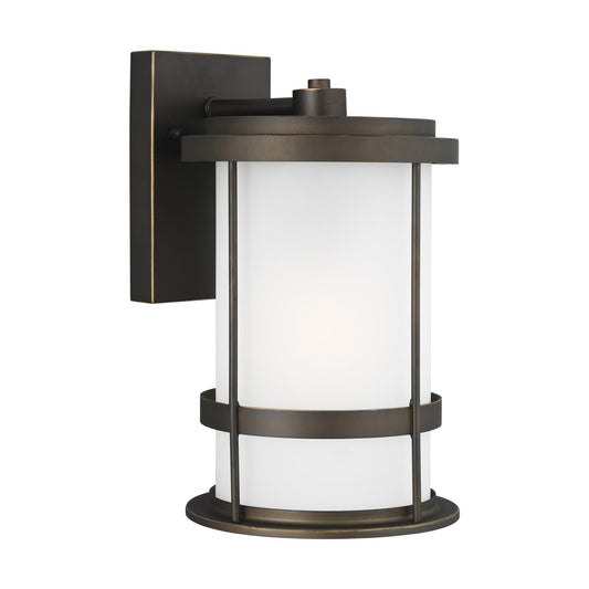 Wilburn Medium Outdoor Wall Sconce - Antique Bronze Finish