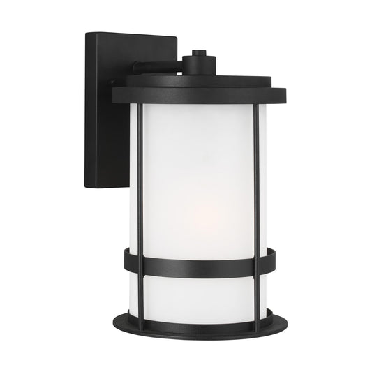 Wilburn Medium Outdoor Wall Sconce - Black Finish