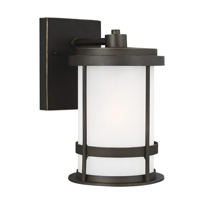 Wilburn Small Outdoor Wall Sconce - Antique Bronze Finish
