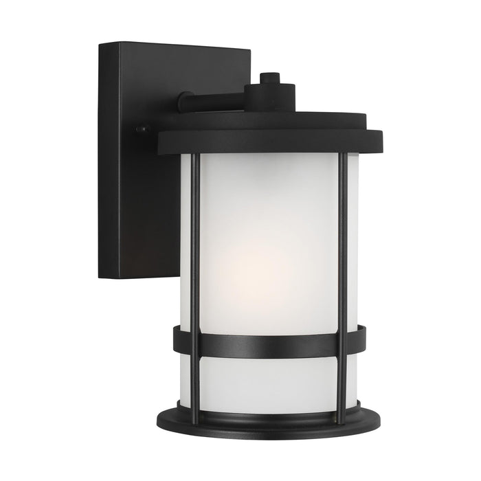 Wilburn Small Outdoor Wall Sconce - Black Finish