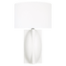 William Tall Table Lamp - Matte Ivory Finish