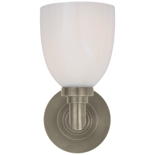 Wilton Single Bath Light Antique Nickel