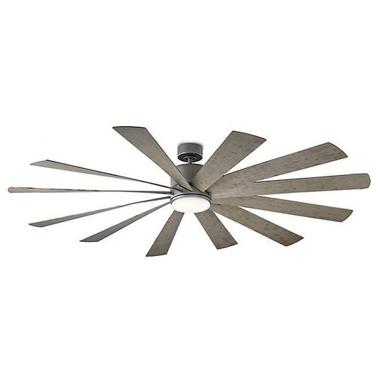 Windflower 80" Smart Ceiling Fan - Graphite Finish