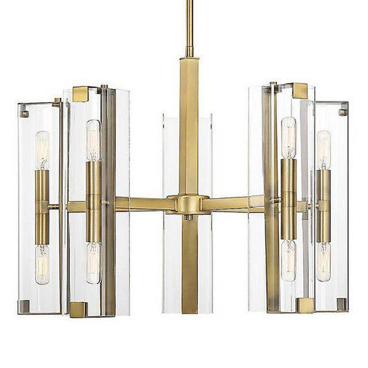 Winfield 10-Light Chandelier - Warm Brass Finish