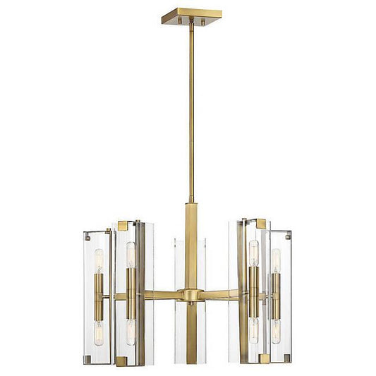 Winfield 10-Light Chandelier - Warm Brass Finish