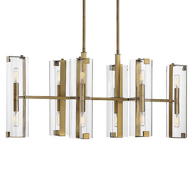 Winfield Linear Suspension - Warm Brass Finish