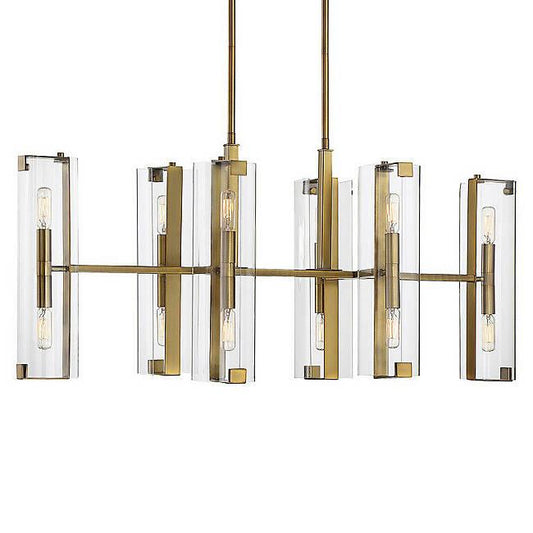 Winfield Linear Suspension - Warm Brass Finish