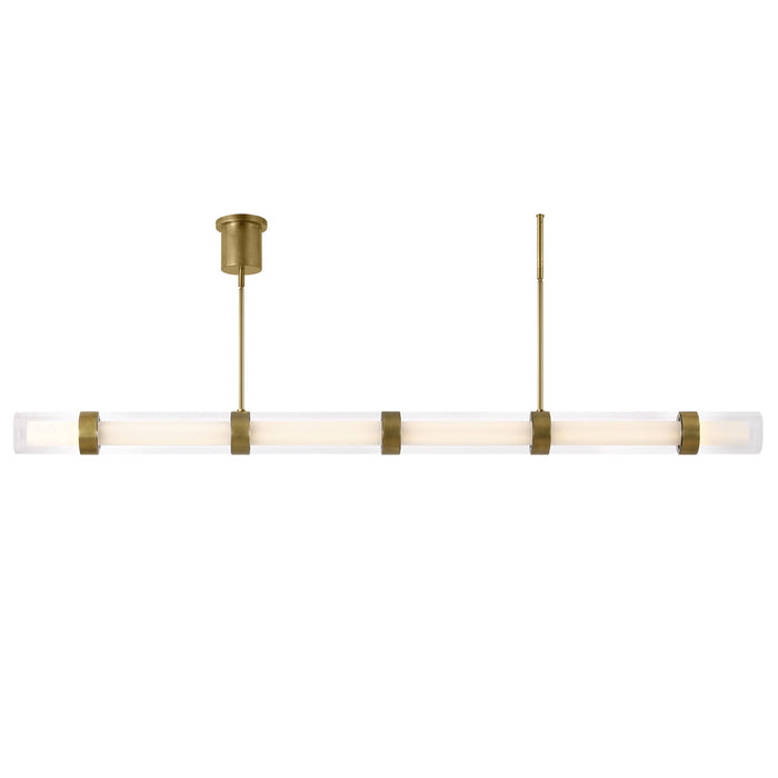 Wit Linear Suspension (6 Glass) - Brass 