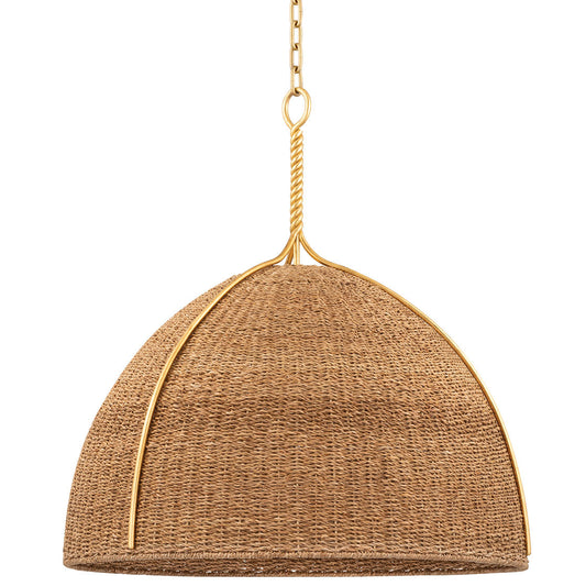 Woodlawn Large Pendant - Gold Leaf Finish