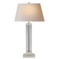 Load image into Gallery viewer, Wright Table Lamp - Polished Nickel Finish
